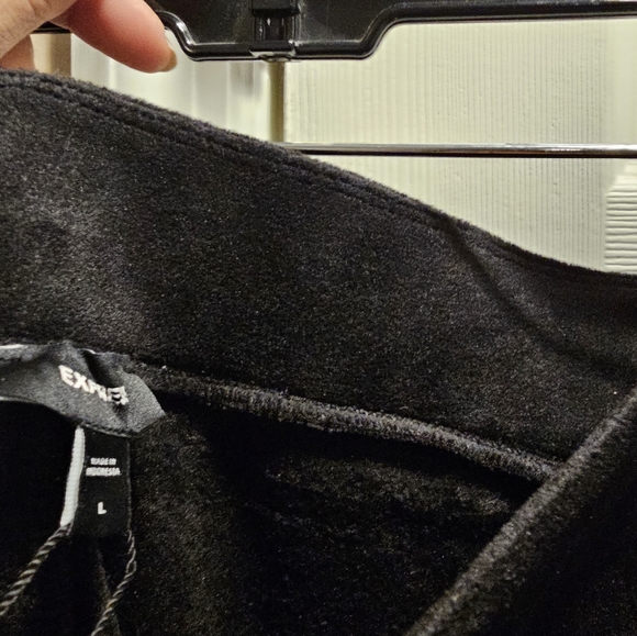 Express High Waisted Velour Leggings size L NWT - Picture 5 of 7